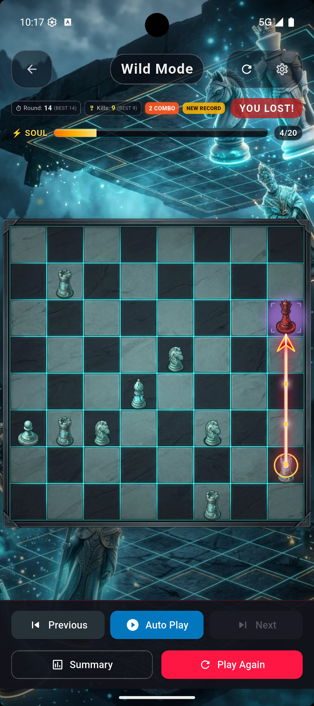 Endgame Replay and Tactical Threat Analysis